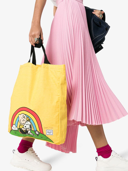 Retro Snoopy tote bags by Pintail at Browns