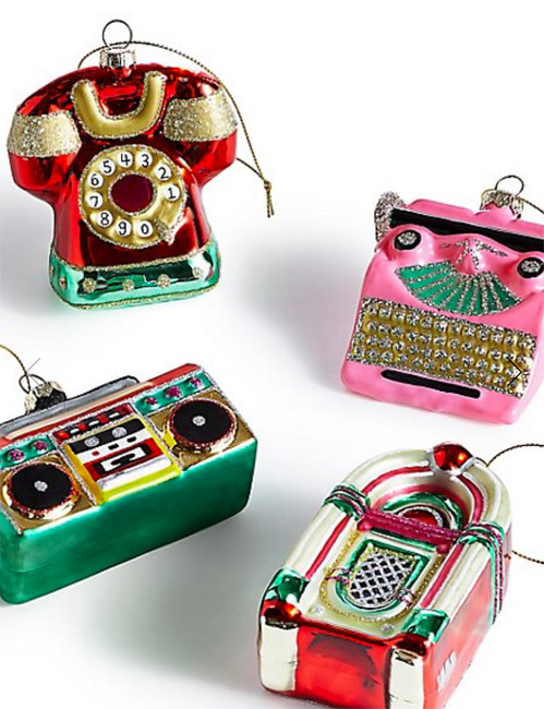 Retro Icons Christmas baubles at Marks and Spencer