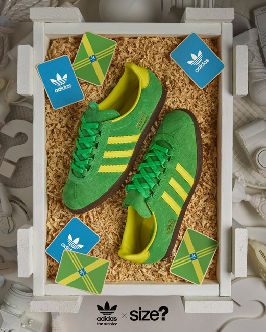 adidas trimm master green yellow