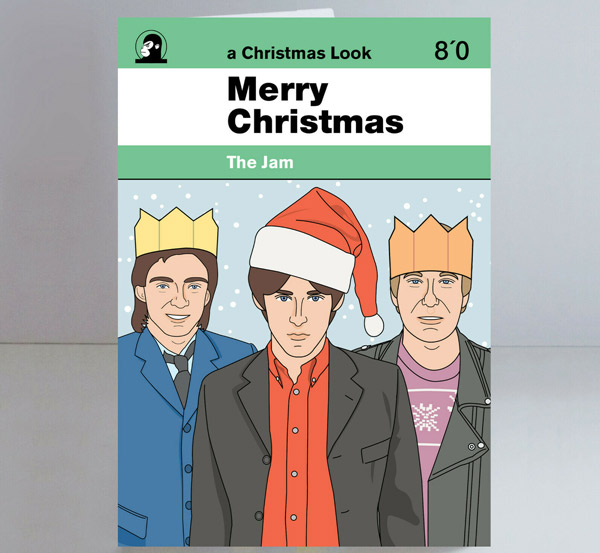 Alternative music Christmas cards by Piper Gates Design
