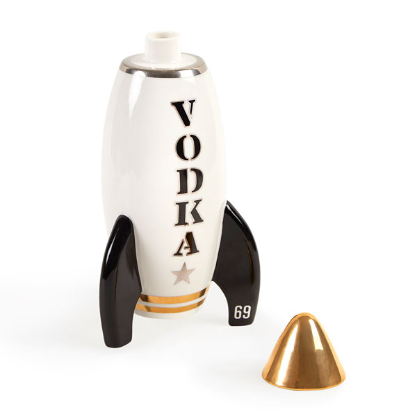 Retro Rocket Decanters by Jonathan Adler