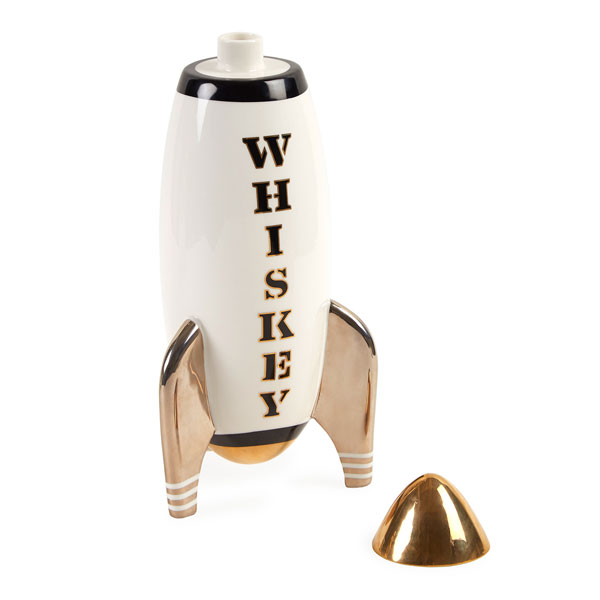 Retro Rocket Decanters by Jonathan Adler