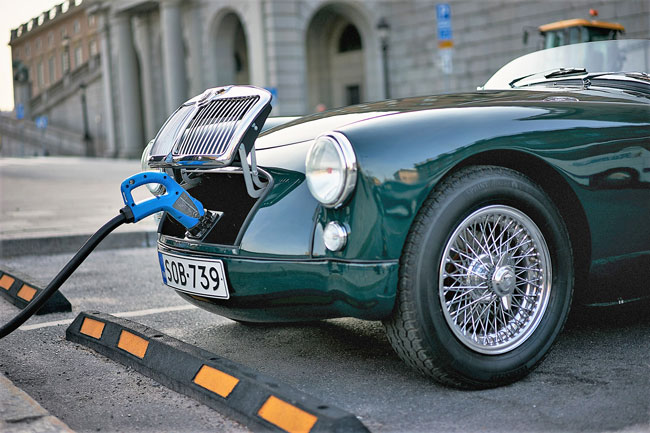 Green motoring: Electric classic cars at Retro-EV