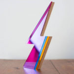 Bowie-inspired Lightning Bolt Mirror by Antipodream