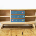 Handmade 1950s-style Atomic sideboards by Scout & Boo