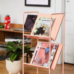 Lola vinyl storage racks at Urban Outfitters