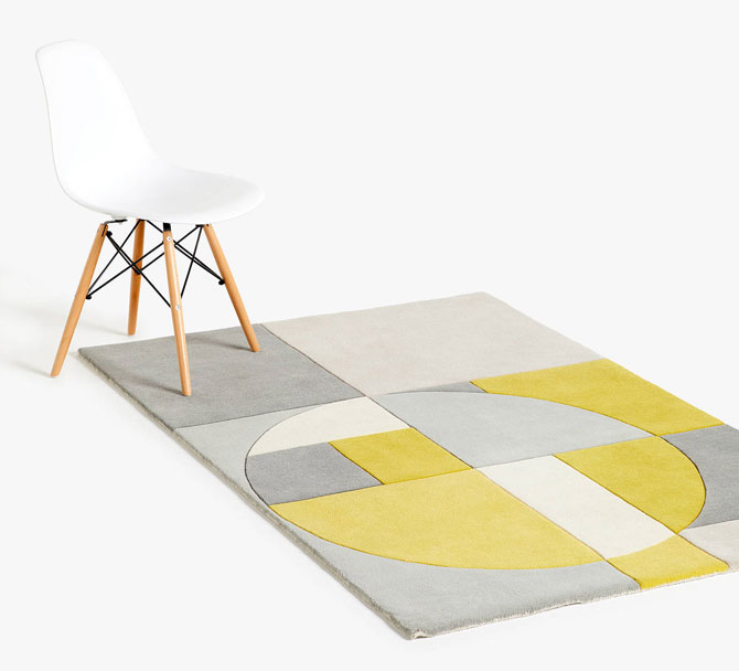 Tia Bauhaus-inspired rugs by John Lewis and Partners