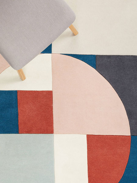 Tia Bauhaus-inspired rugs by John Lewis and Partners