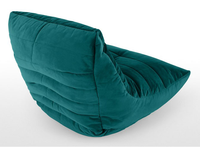 1970s-style Audrie Bean Bag Chair at Made