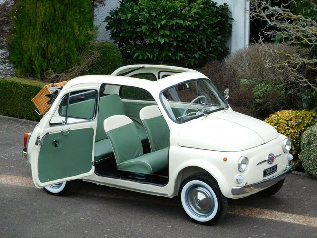 1963 Fiat 500D Trasformabile car on eBay