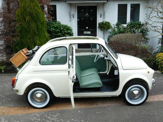 1963 Fiat 500D Trasformabile car on eBay