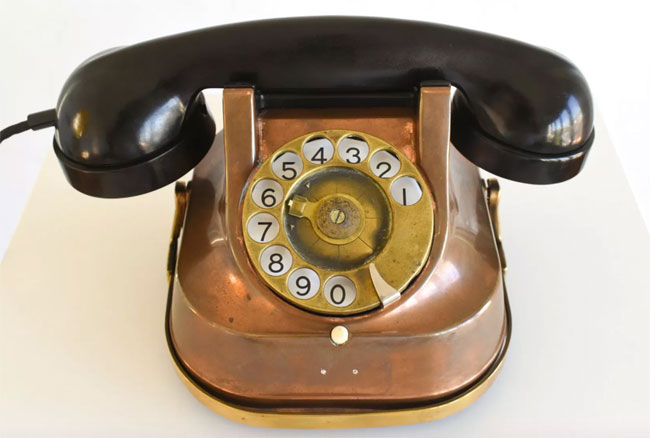 Antique Alexa telephones by Grain Design