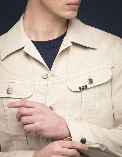 1950s Lee Westerner Jacket in Alabaster Stone - Retro to Go