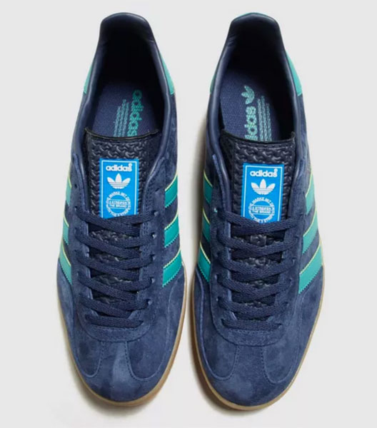 1970s Adidas Gazelle Indoor trainers return in blue