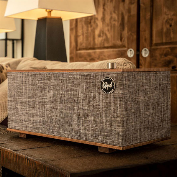 Klipsch The Three vintage-style speaker with Google Assistant