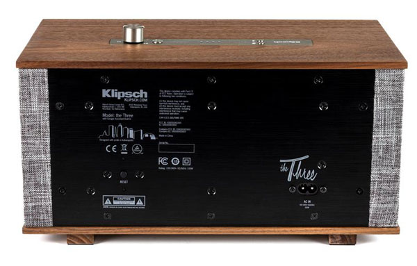 Klipsch The Three vintage-style speaker with Google Assistant