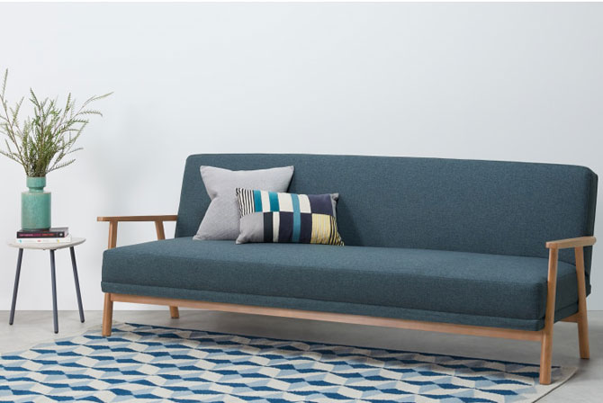 Lars Scandinavian-inspired sofa bed at Made