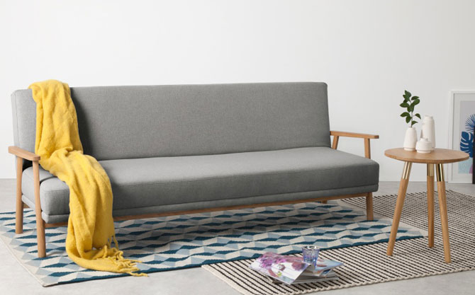 Lars Scandinavian-inspired sofa bed at Made