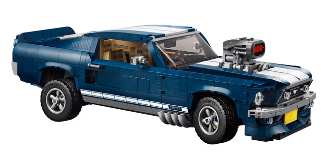 Steve McQueen Lego: Build a 1967 Ford Mustang
