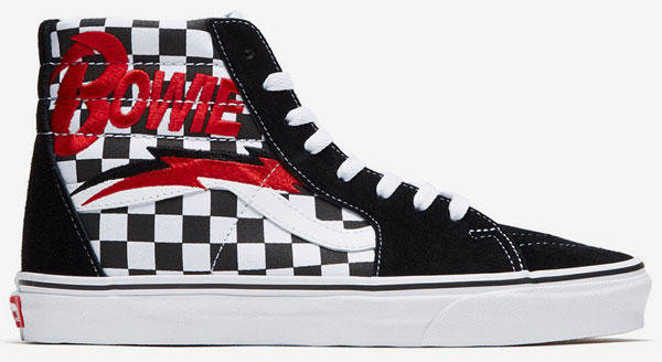 Vans x David Bowie footwear range unveiled