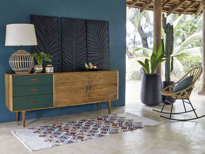 Yucca midcentury modern furniture range at Maisons Du Monde