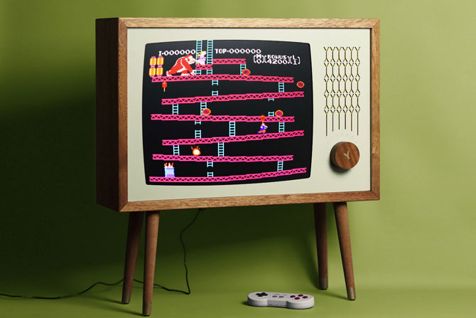 Yesterday Vision retro gaming monitor by Love Hulten