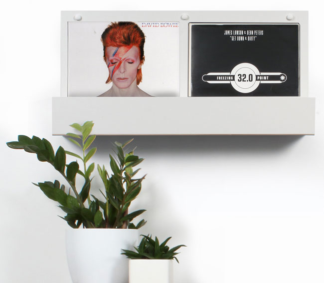 Vinyl holder display shelving by The Urban Editions