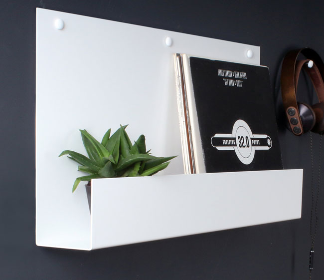Vinyl holder display shelving by The Urban Editions