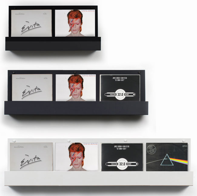 Vinyl holder display shelving by The Urban Editions