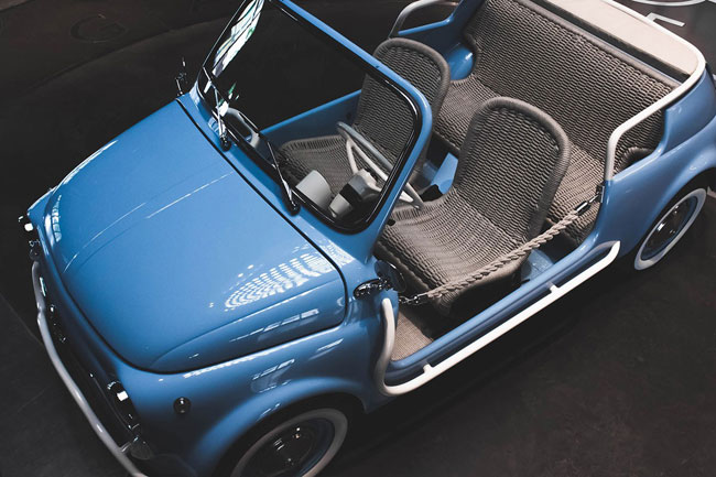 Retro Wheels Fiat 500 Jolly Icon E By Garage Italia Retro To Go