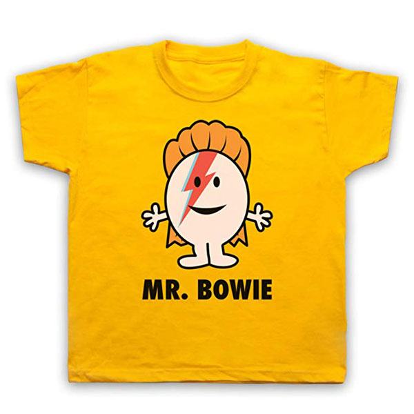 David Bowie Mr Men t-shirts now available for kids
