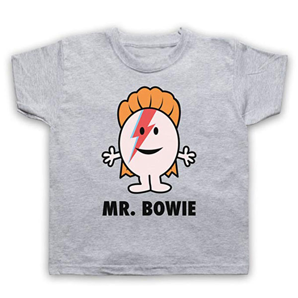David Bowie Mr Men t-shirts now available for kids