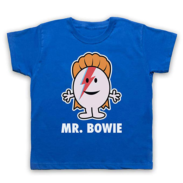 David Bowie Mr Men t-shirts now available for kids