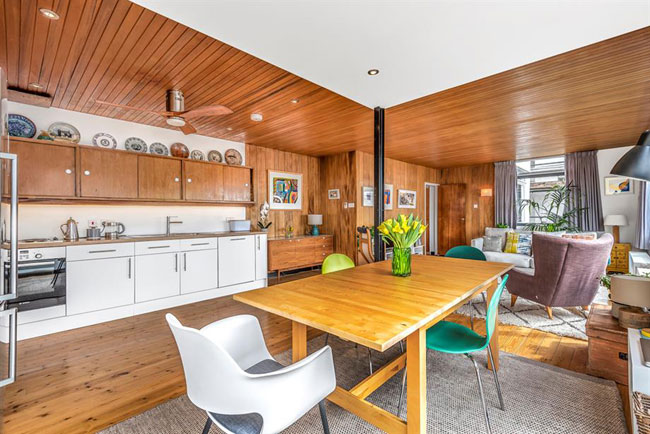 1960s coastal midcentury modern house in Sandgate, Kent