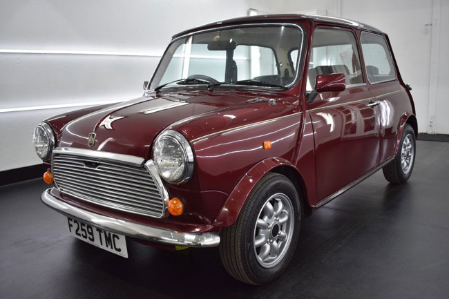 Restored 30th anniversary Austin Mini on eBay