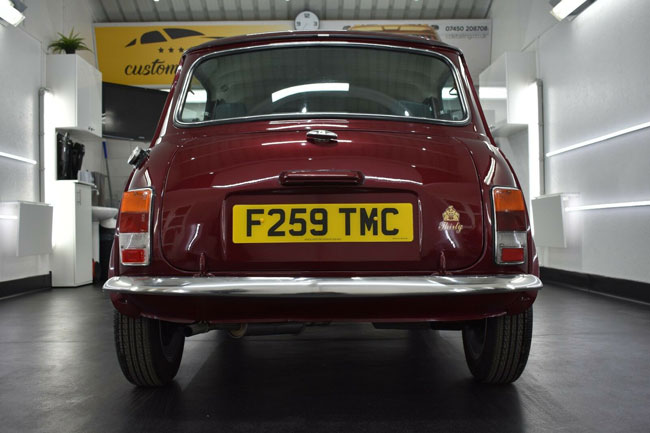 Restored 30th anniversary Austin Mini on eBay