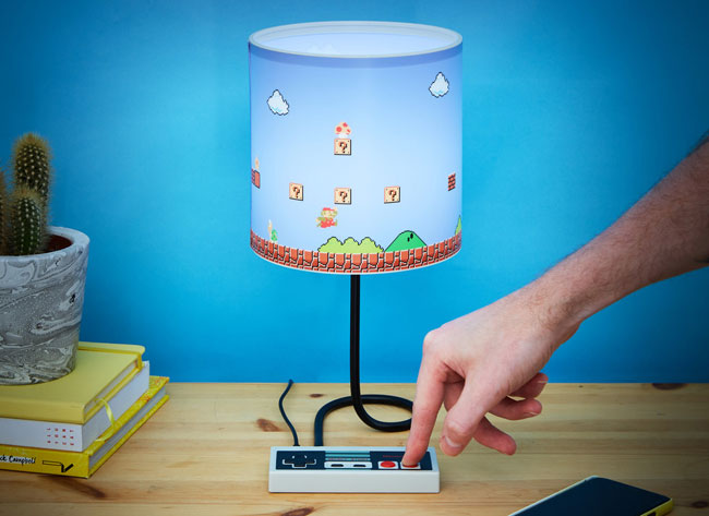 Bring back the 1980s with the Nintendo NES Lamp