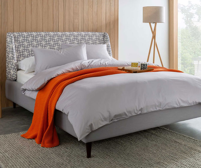 Orla Kiely beds at Barker and Stonehouse