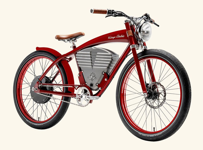 Powered vintage-style bikes by Vintage Electric