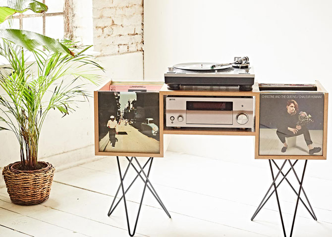 Le Connaisseur retro vinyl storage unit by Kopo