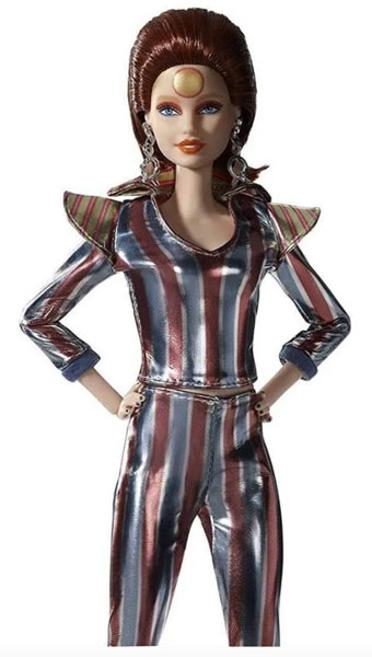 Limited edition David Bowie Barbie Doll by Mattel