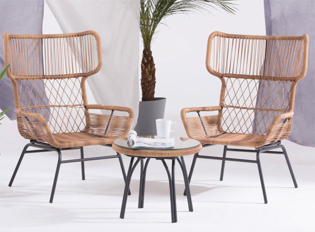 Lyra garden lounge set at Made