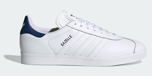 Adidas Gazelle trainers get a stylish white leather reissue