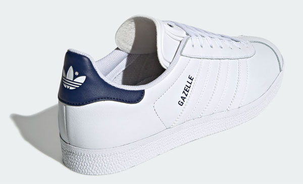 adidas gazelle white leather