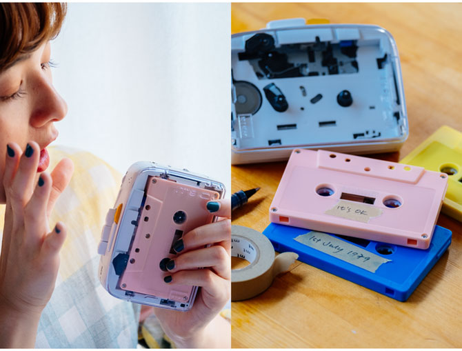 It’s OK portable Bluetooth cassette player by Ninm