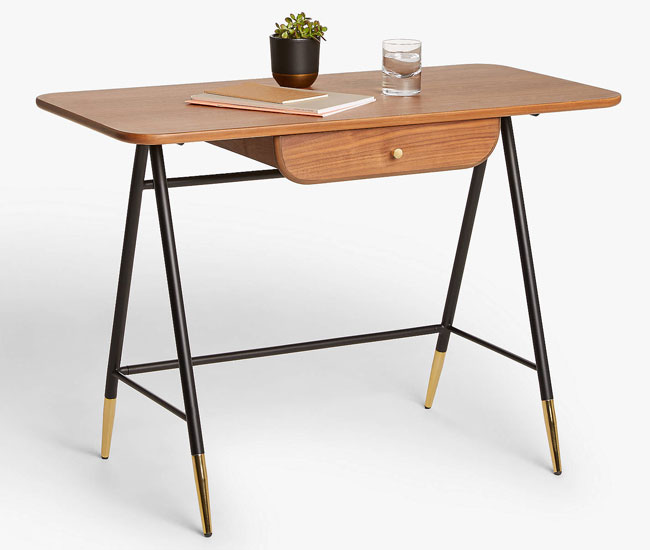 John Lewis x Swoon 1950s-style Hargreaves desk