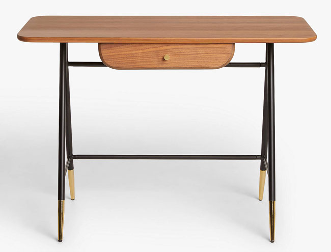 John Lewis x Swoon 1950s-style Hargreaves desk