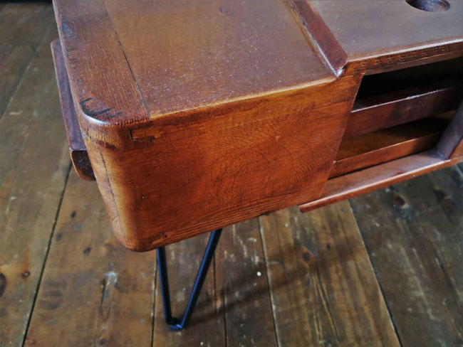 Handmade retro cassette coffee table by Cambrewood