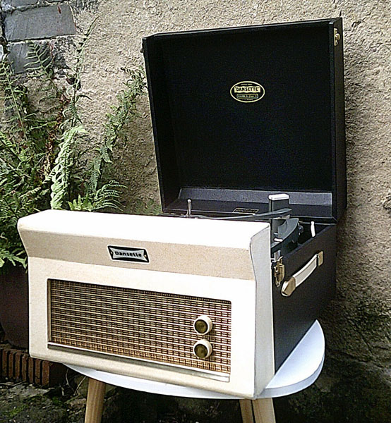 Refurbished 1960s Dansette Major Deluxe record players on eBay