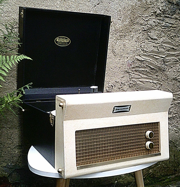 Refurbished 1960s Dansette Major Deluxe record players on eBay